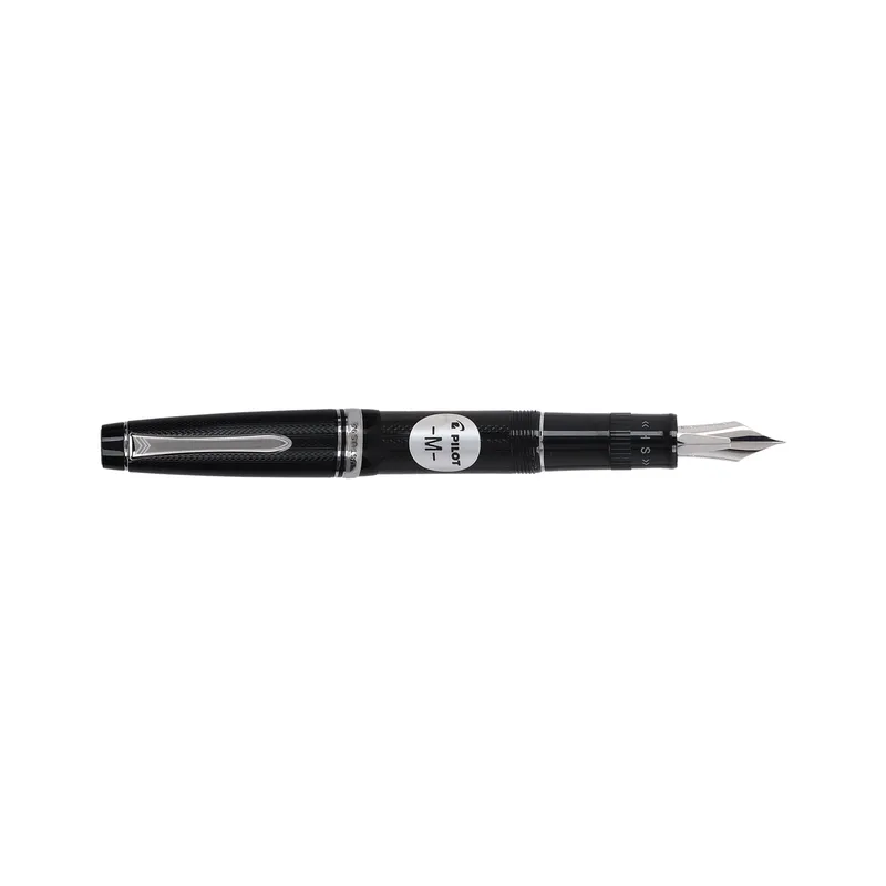Pilot 2294 Justus 95 Net Black with Silver Trims Fountain Pen-Medium