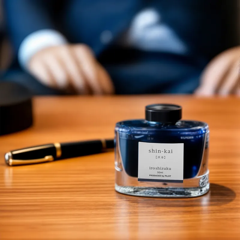Pilot 2148 Iroshizuku Ink Bottle 50ml-Deep Sea