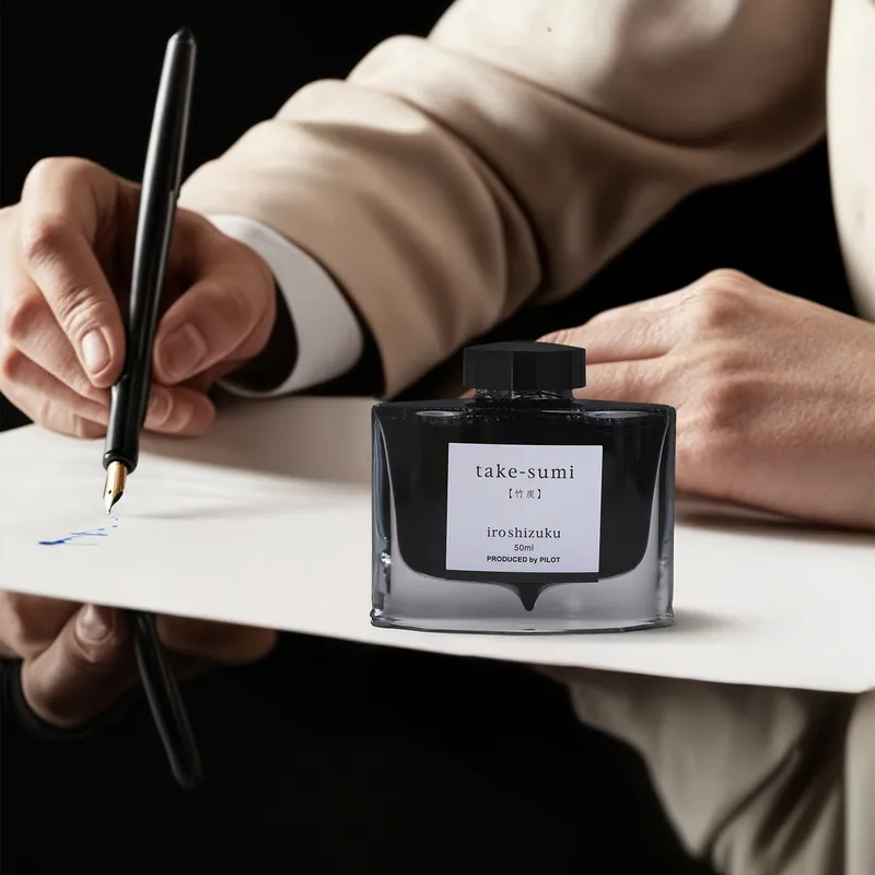 Pilot 2150 Iroshizuku Ink Bottle 50ml-Bamboo Charcoal