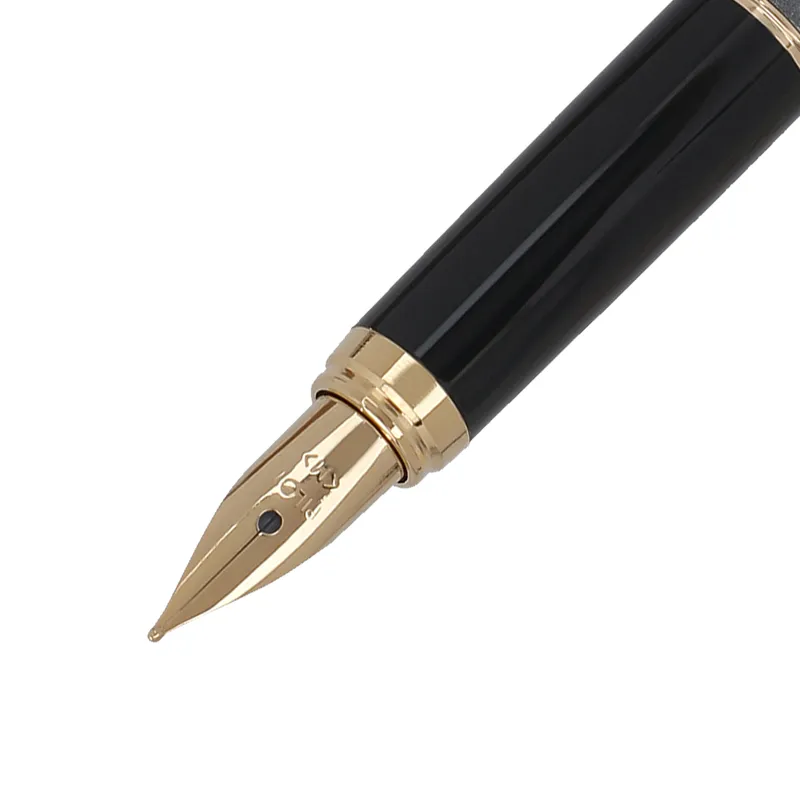 Pilot 2101 Cavalier Black & Grey Fountain Pen-Medium