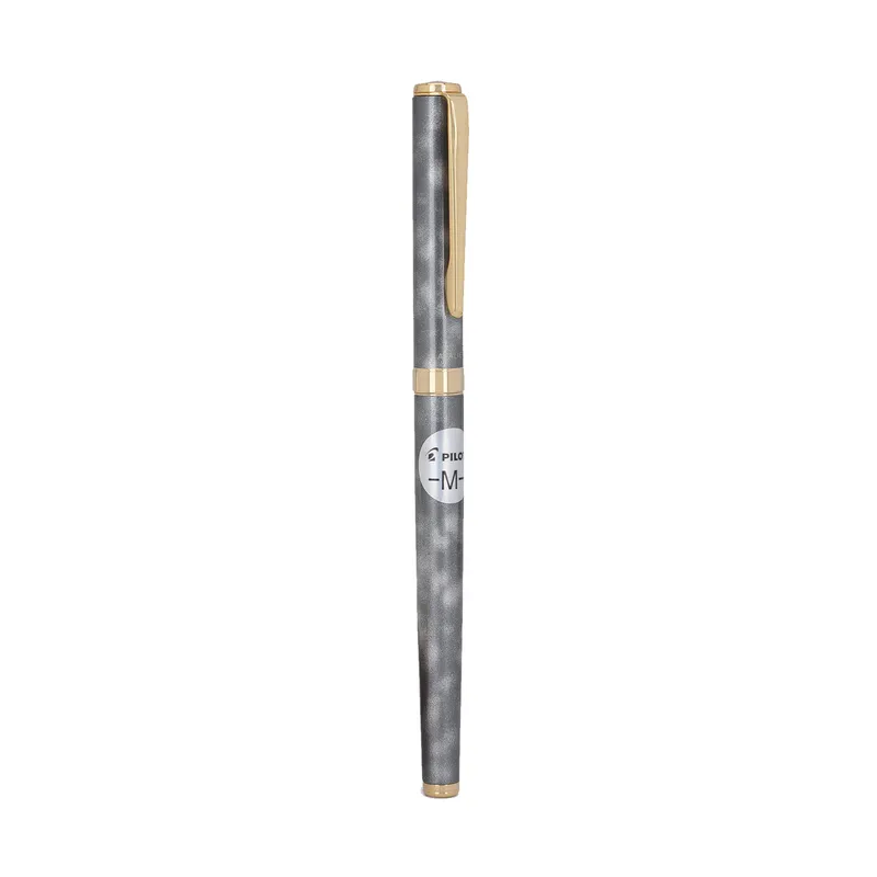 Pilot 2101 Cavalier Black & Grey Fountain Pen-Medium