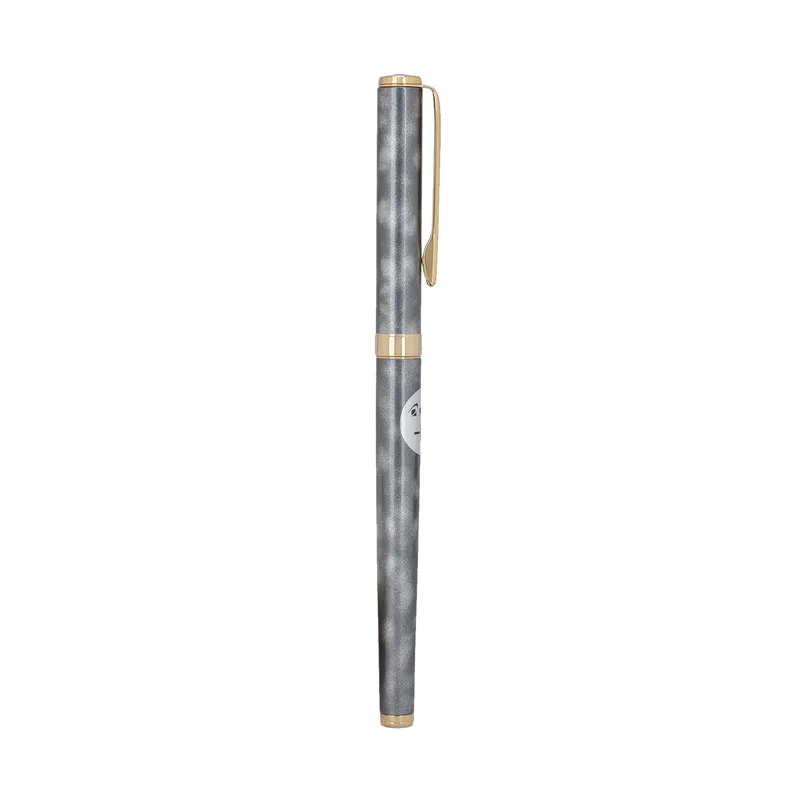 Pilot 2101 Cavalier Black & Grey Fountain Pen-Medium