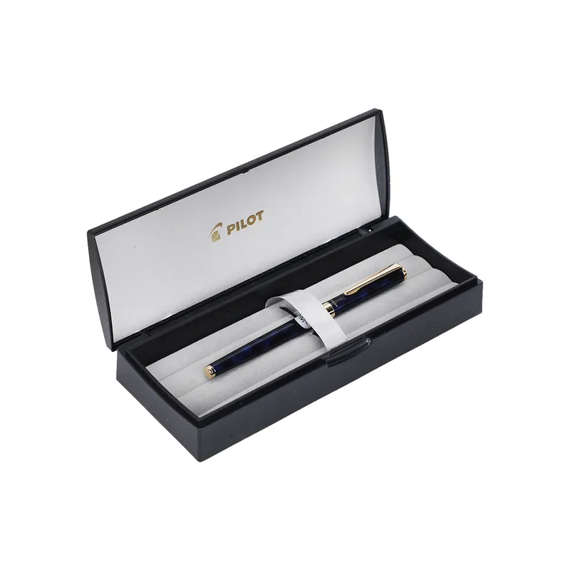 Pilot 2103 Cavalier Black & Blue Fountain Pen-Medium