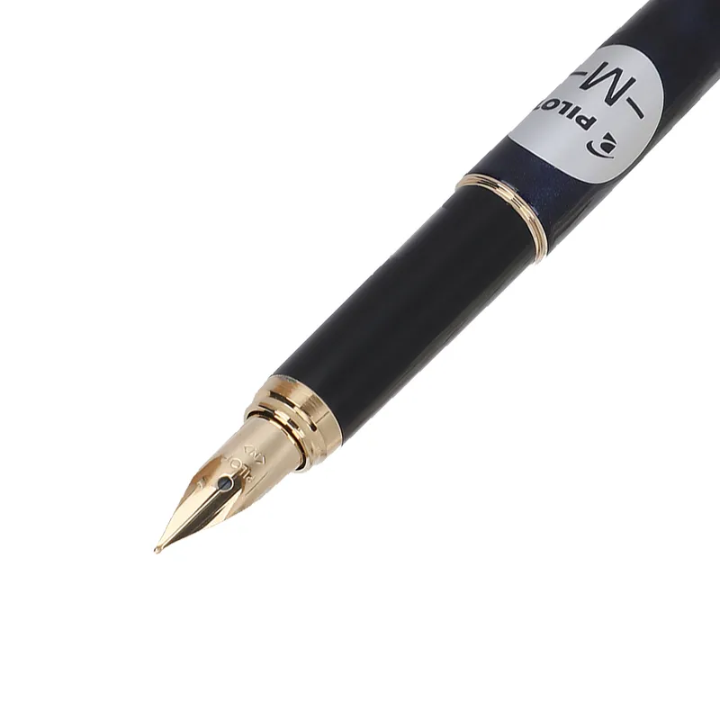 Pilot 2103 Cavalier Black & Blue Fountain Pen-Medium