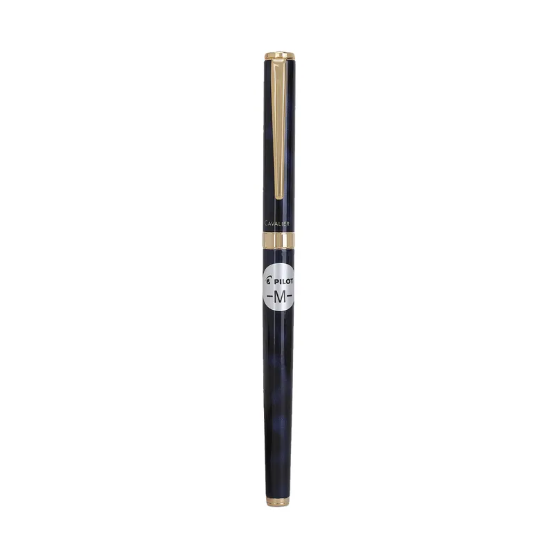 Pilot 2103 Cavalier Black & Blue Fountain Pen-Medium