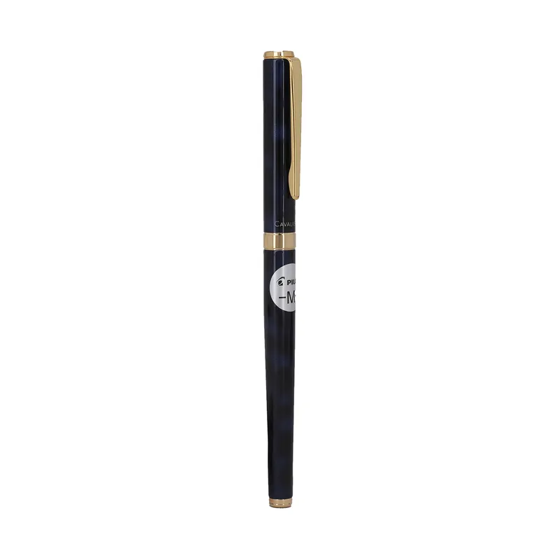 Pilot 2103 Cavalier Black & Blue Fountain Pen-Medium