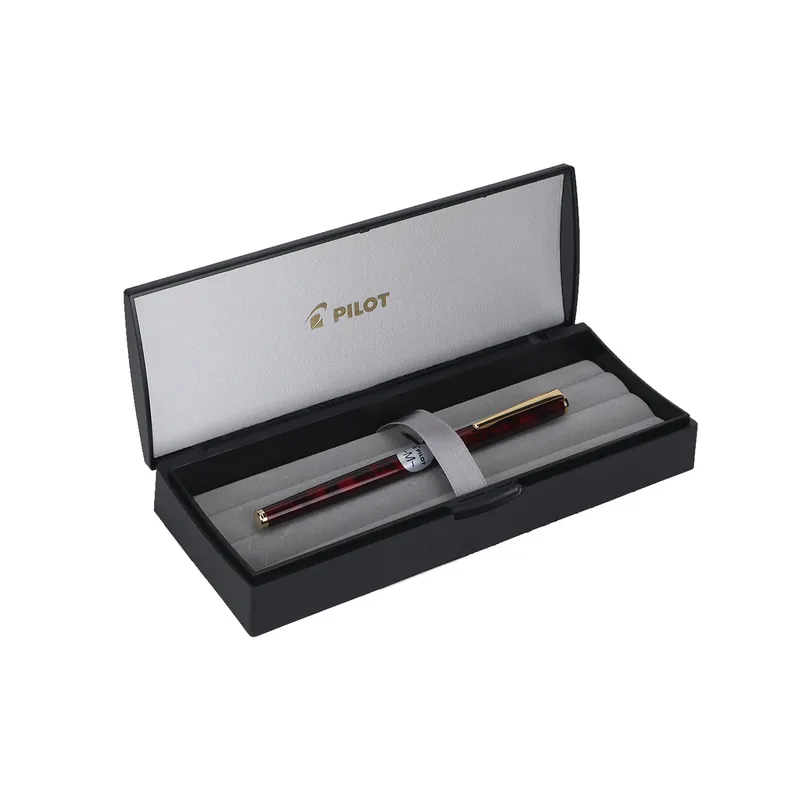 Pilot 2105 Cavalier Black & Red Fountain Pen-Medium