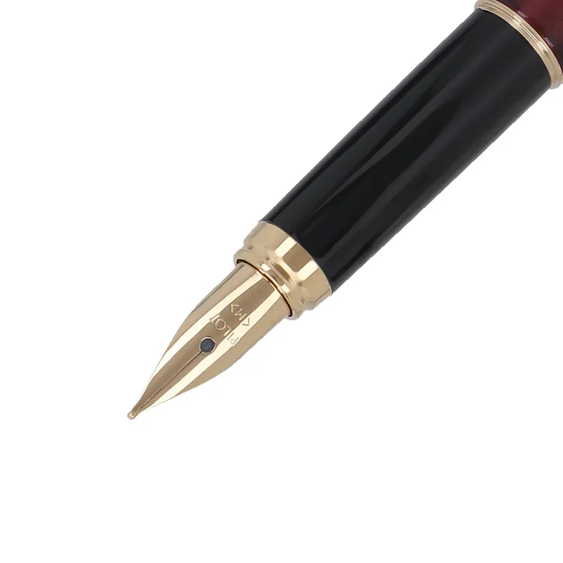Pilot 2105 Cavalier Black & Red Fountain Pen-Medium