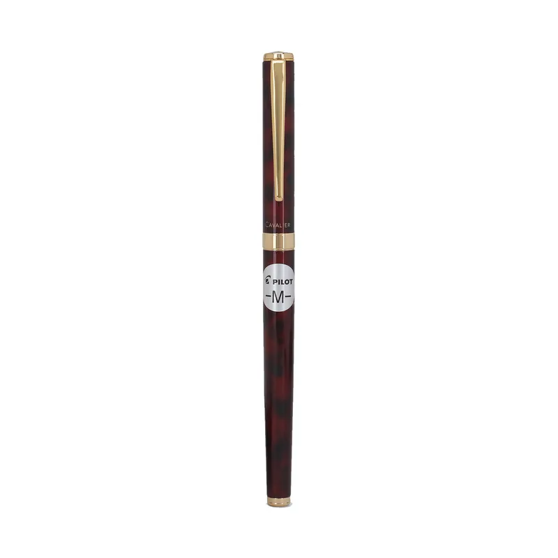 Pilot 2105 Cavalier Black & Red Fountain Pen-Medium