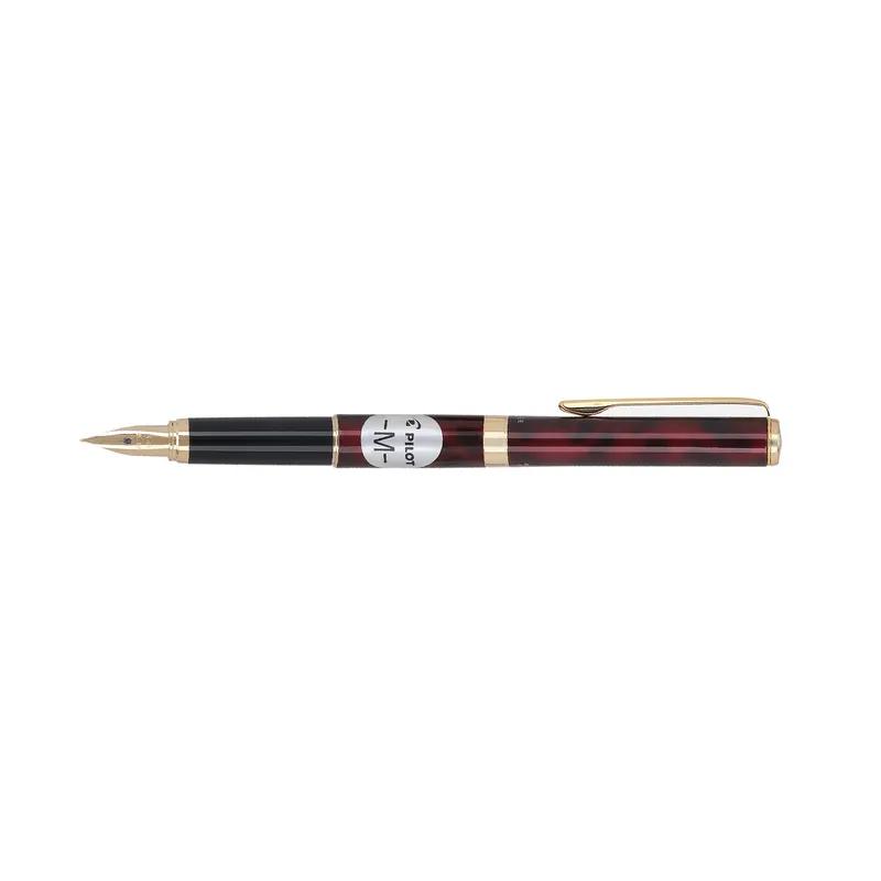 Pilot 2105 Cavalier Black & Red Fountain Pen-Medium