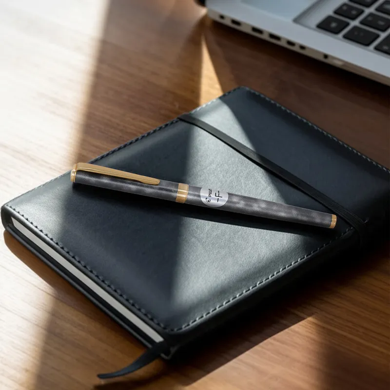 Pilot 2100 Cavalier Black & Grey Fountain Pen-Fine