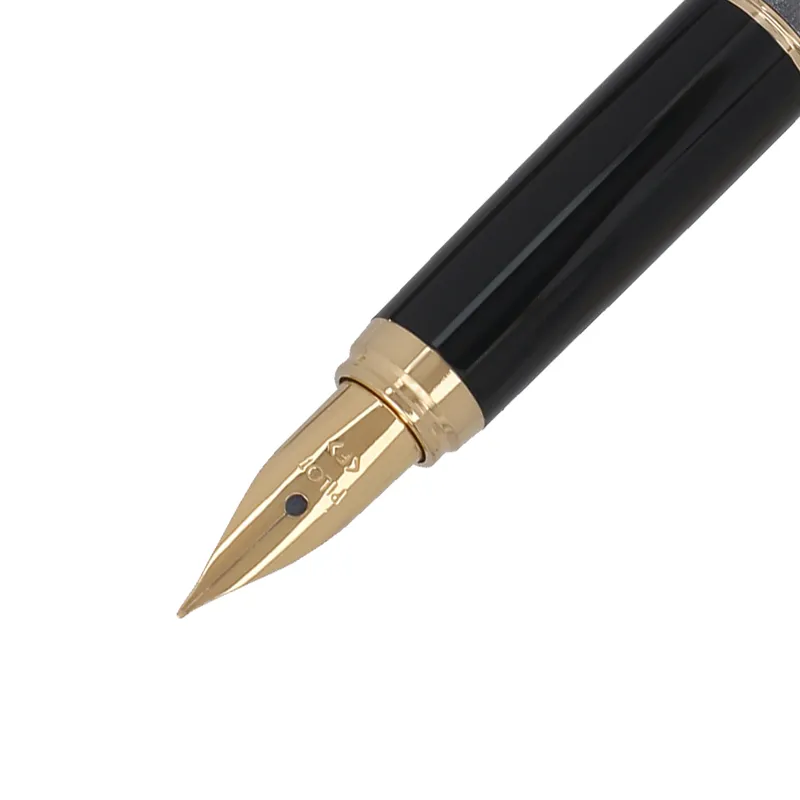 Pilot 2100 Cavalier Black & Grey Fountain Pen-Fine