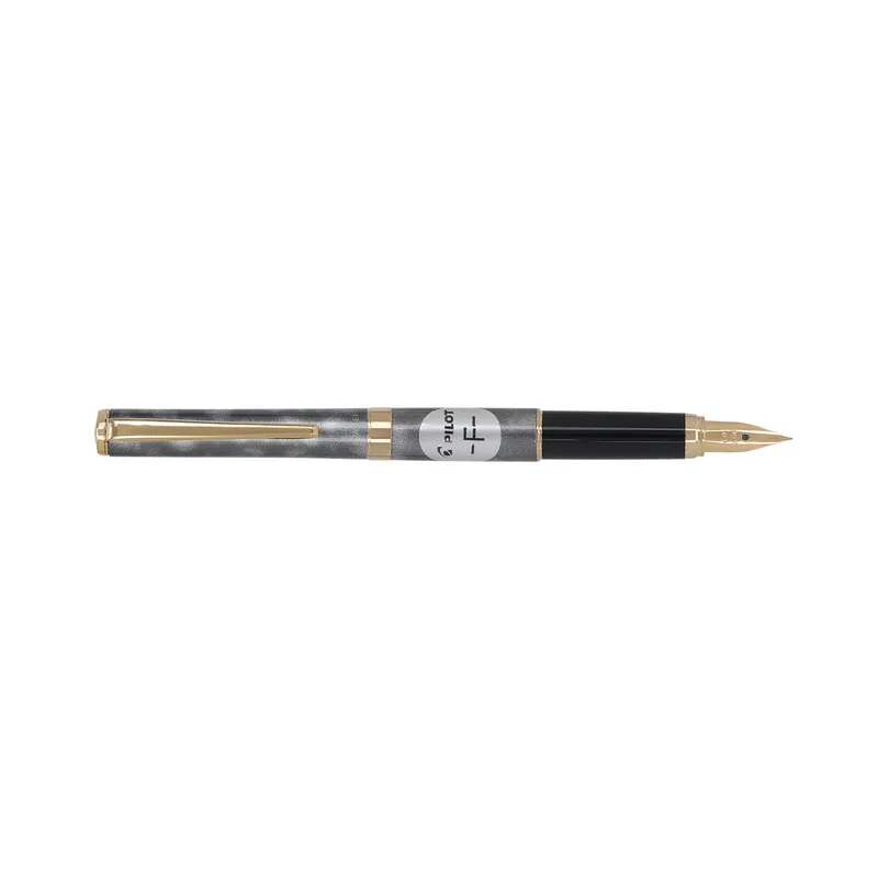 Pilot 2100 Cavalier Black & Grey Fountain Pen-Fine