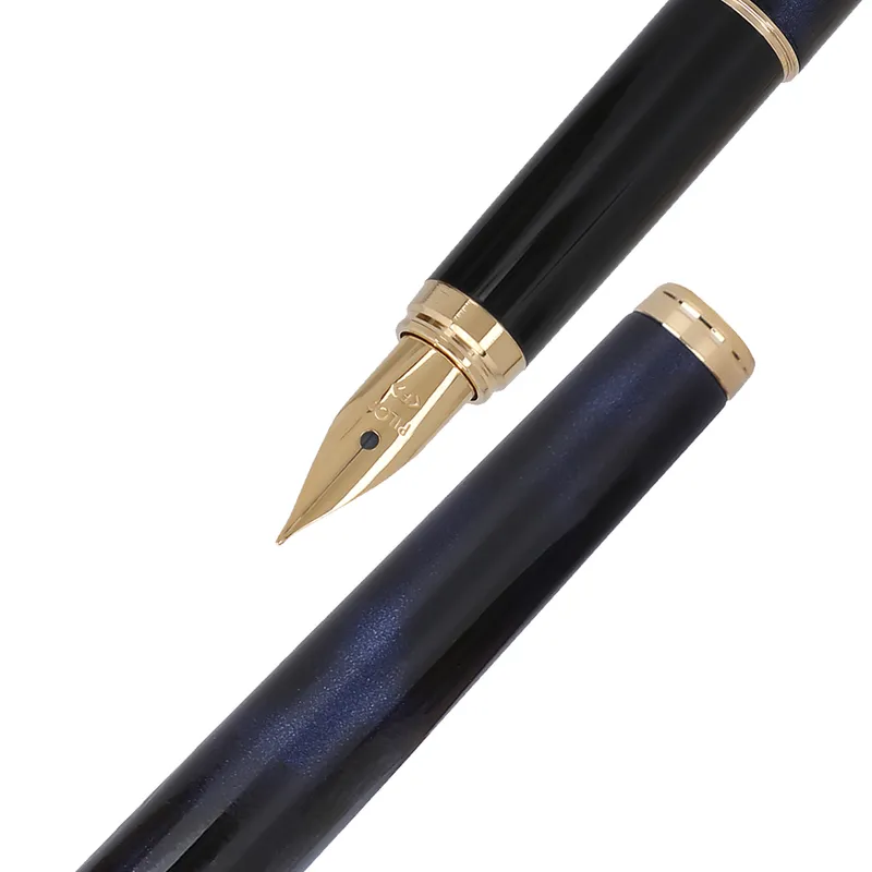 Pilot 2102 Cavalier Black & Blue Fountain Pen-Fine