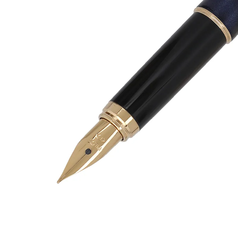 Pilot 2102 Cavalier Black & Blue Fountain Pen-Fine