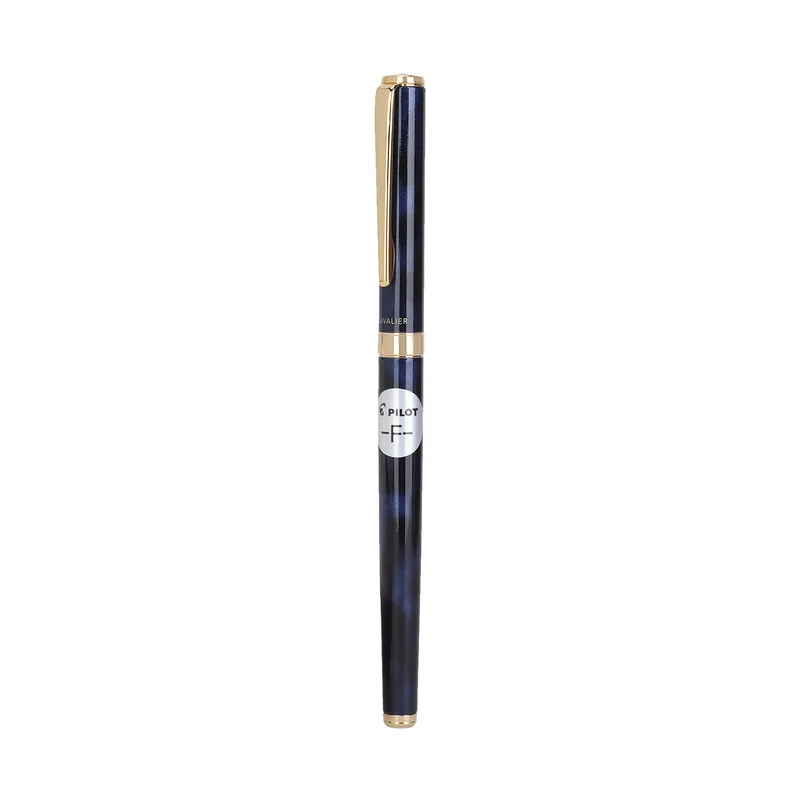 Pilot 2102 Cavalier Black & Blue Fountain Pen-Fine