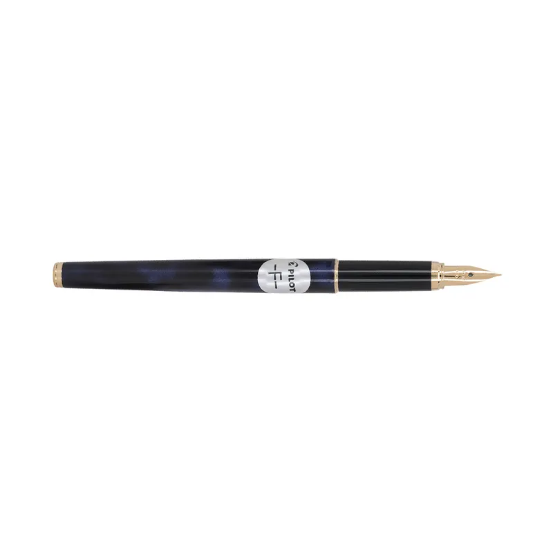 Pilot 2102 Cavalier Black & Blue Fountain Pen-Fine