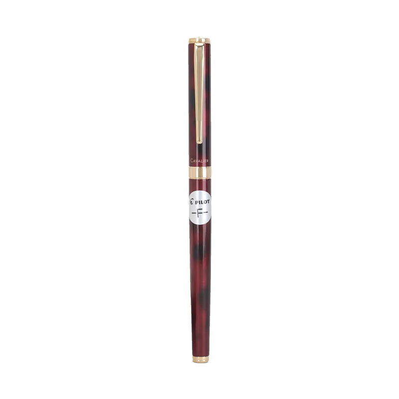 Pilot 2104 Cavalier Black & Red Fountain Pen-Fine