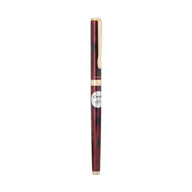 Pilot 2104 Cavalier Black & Red Fountain Pen-Fine