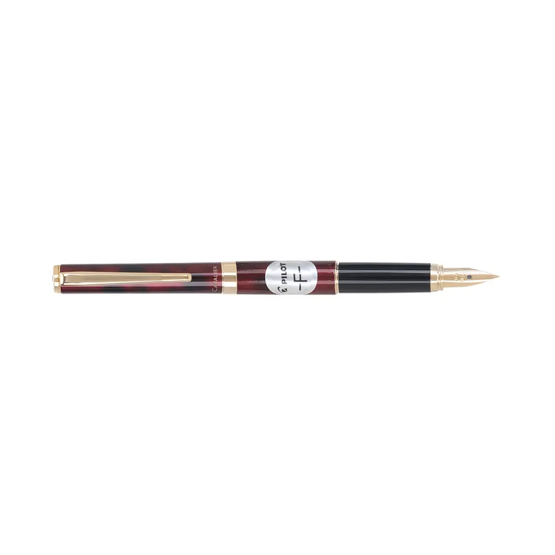 Pilot 2104 Cavalier Black & Red Fountain Pen-Fine