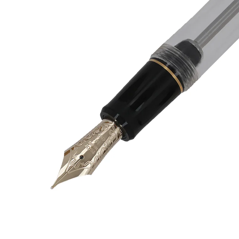 Pilot 2335 Custom 823 Clear Fountain Pen with Ink Bottle-Medium
