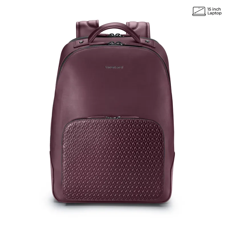 Lapis Bard Enigma 15-inch Backpack - Bordeaux