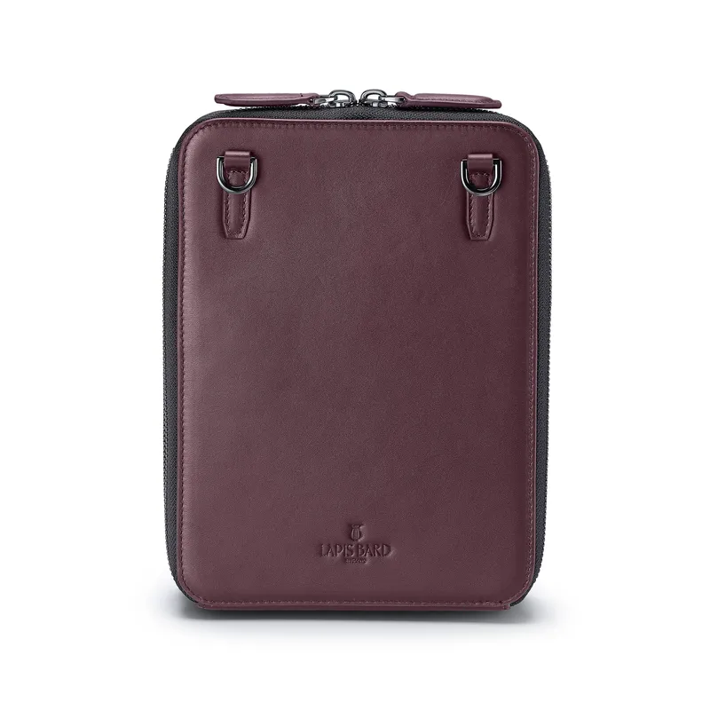 Lapis Bard Enigma Crossbody Travel Bag - Bordeaux