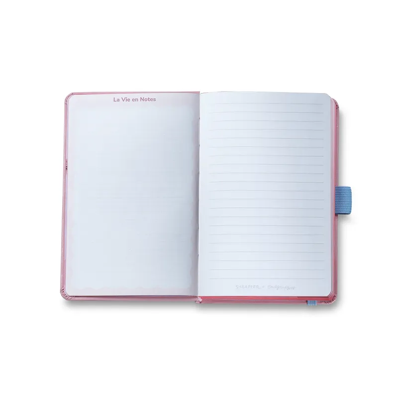 Sheaffer Emily in Paris Sentinel 321 Pink Matte Finish Ballpoint Pen with Chrome Trims and Small Hardbound Notebook Gift Set