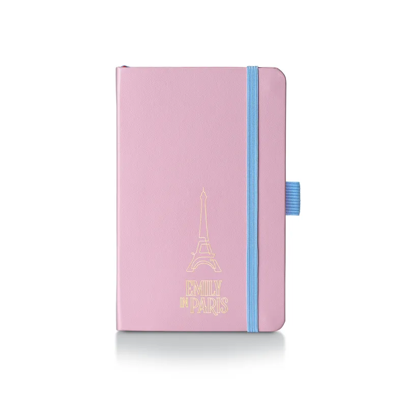 Sheaffer Emily in Paris Sentinel 321 Pink Matte Finish Ballpoint Pen with Chrome Trims and Small Hardbound Notebook Gift Set