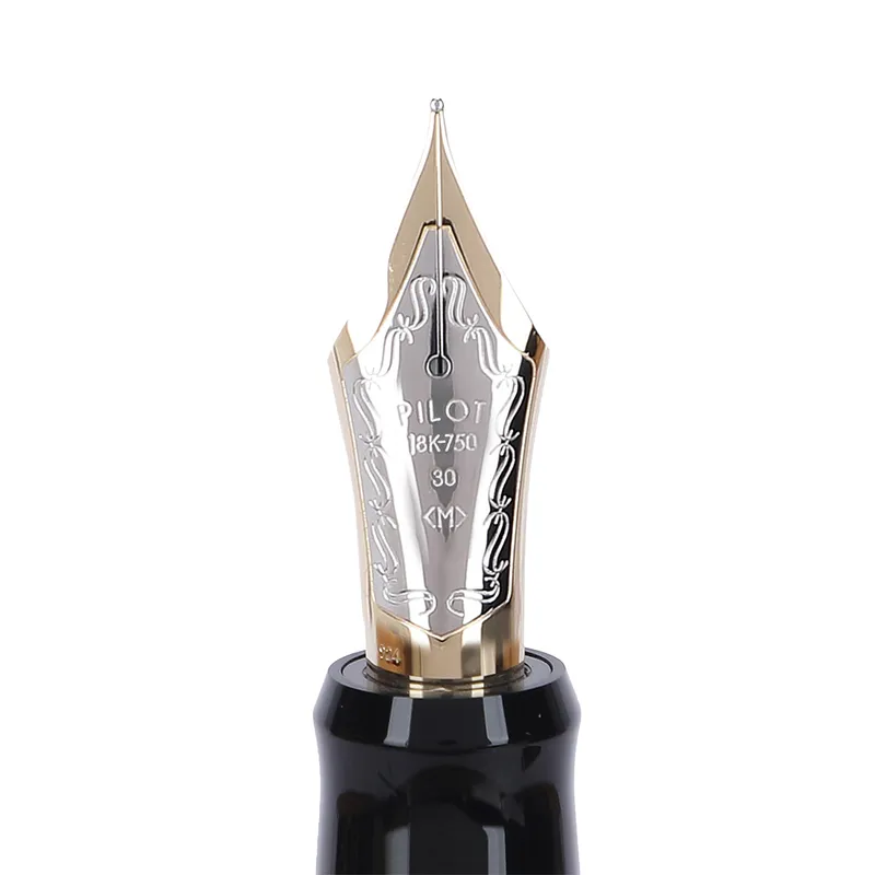 Pilot 2193 FKV-88SR-BM-EX Custom Urushi FP Black Fountain Pen-Medium