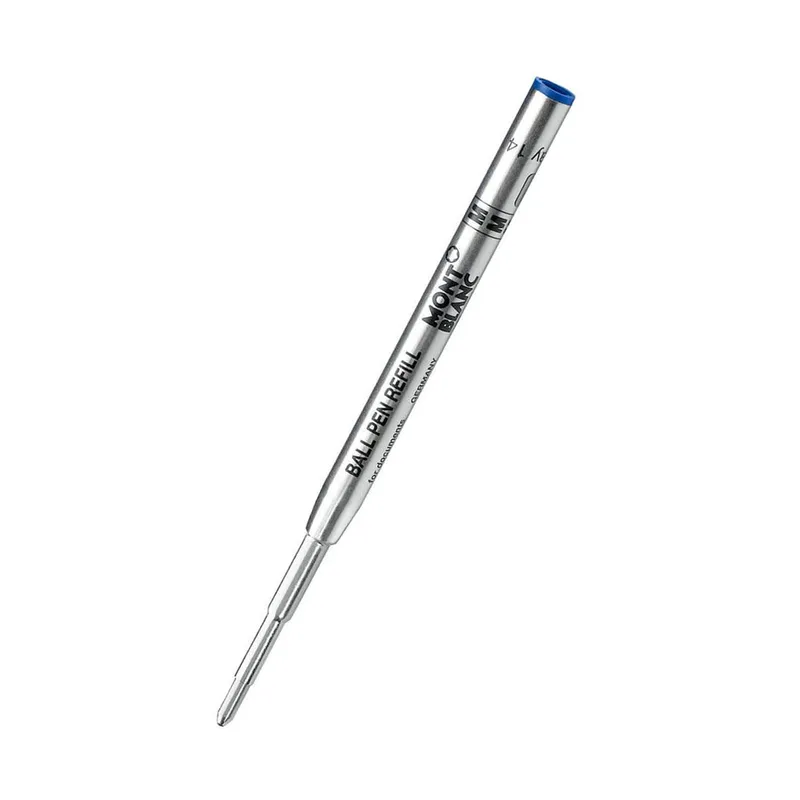 Montblanc 124493 Ballpoint Refill Medium (Pack Of 2) Royal Blue
