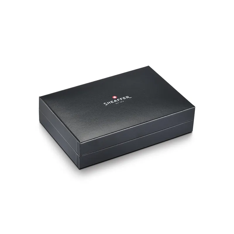 Sheaffer Legacy 9065 Glossy Black & Chrome Bi-Color Rollerball Pen with 14k PVD Gold-Plated Trims