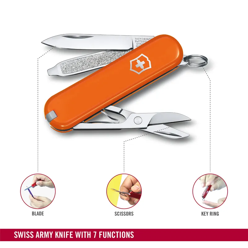 Victorinox Waiter Swiss Army Knife Classic SD 58mm-Mango Tango