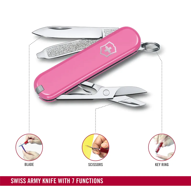 Victorinox Waiter Swiss Army Knife Classic SD 58mm-Cherry Blossom