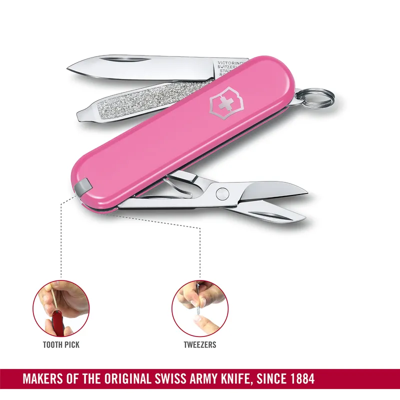Victorinox Waiter Swiss Army Knife Classic SD 58mm-Cherry Blossom