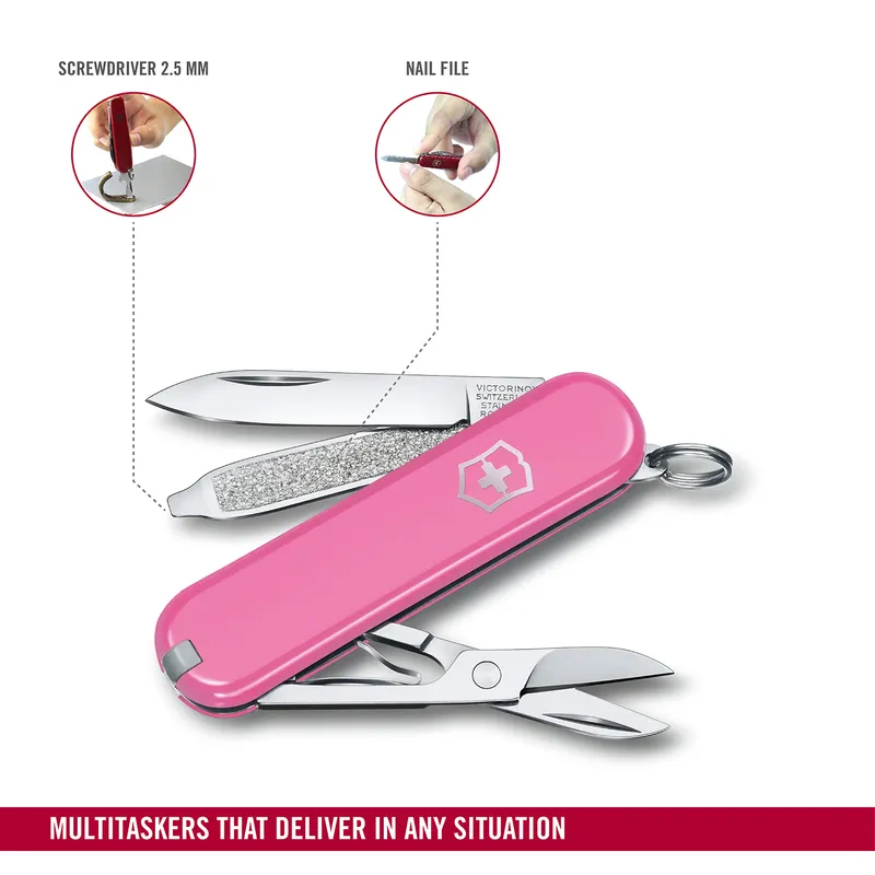Victorinox Waiter Swiss Army Knife Classic SD 58mm-Cherry Blossom