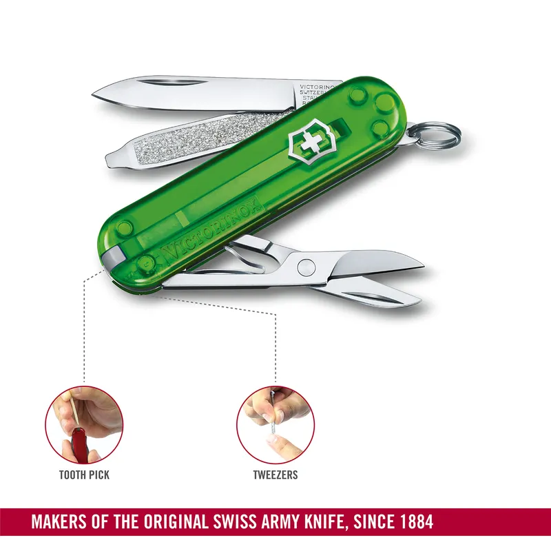 Victorinox Waiter Swiss Army Knife Classic SD 58mm-Green Tea