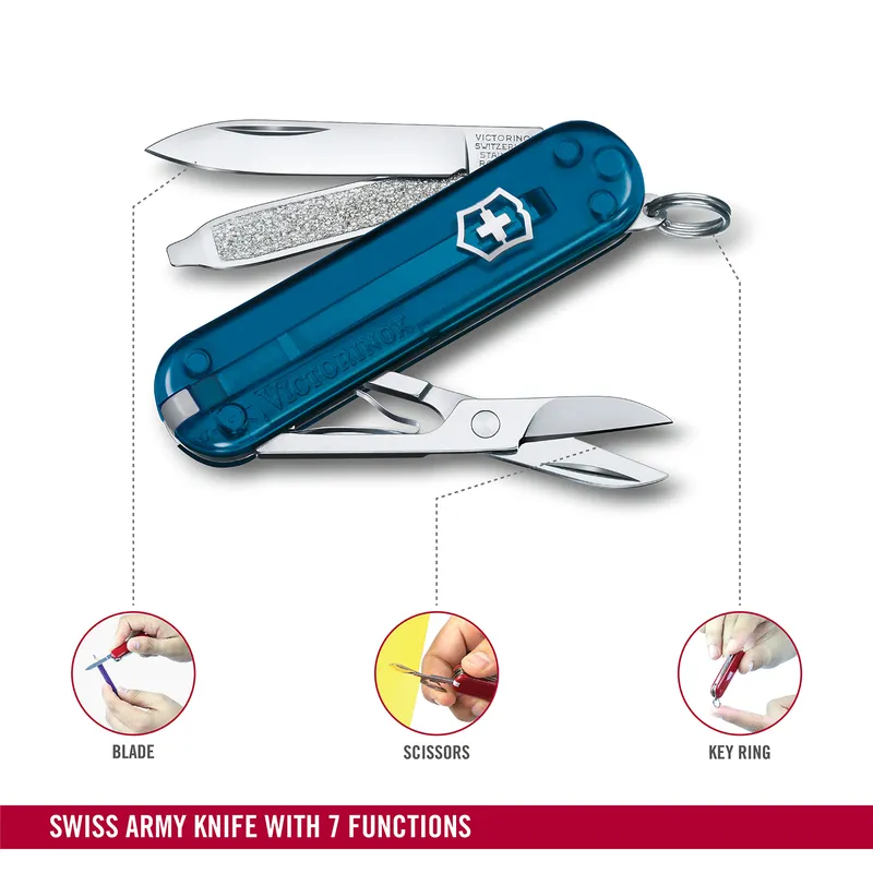 Victorinox Waiter Swiss Army Knife Classic SD 58mm-Sky High
