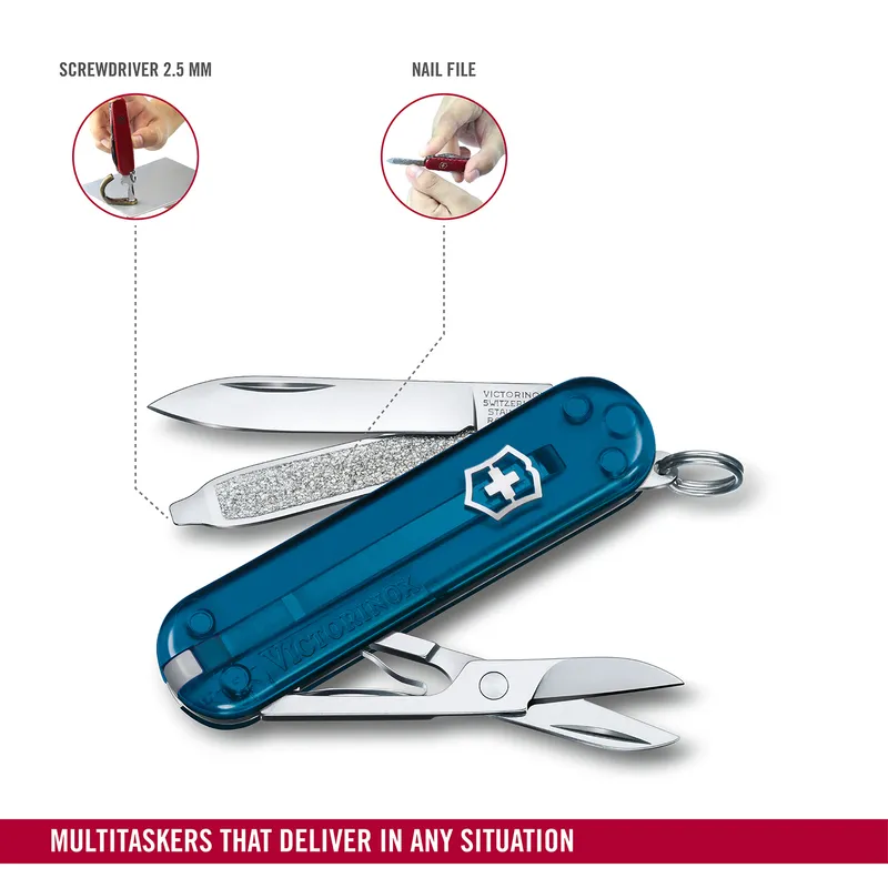 Victorinox Waiter Swiss Army Knife Classic SD 58mm-Sky High