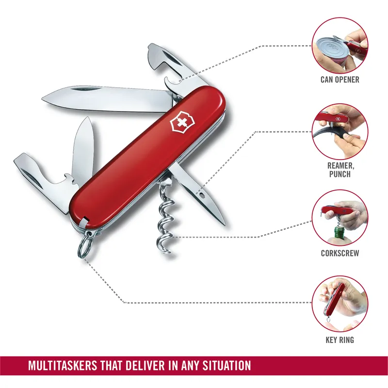 Victorinox Waiter Swiss Army Knife Spartan 91mm-Red