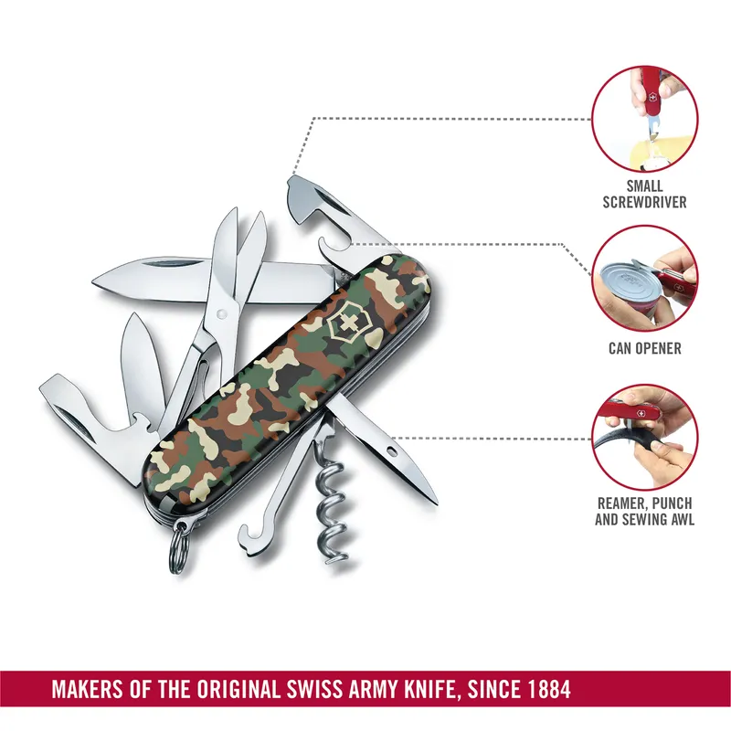 Victorinox Waiter Swiss Army Knife Climber 91mm-Camouflage
