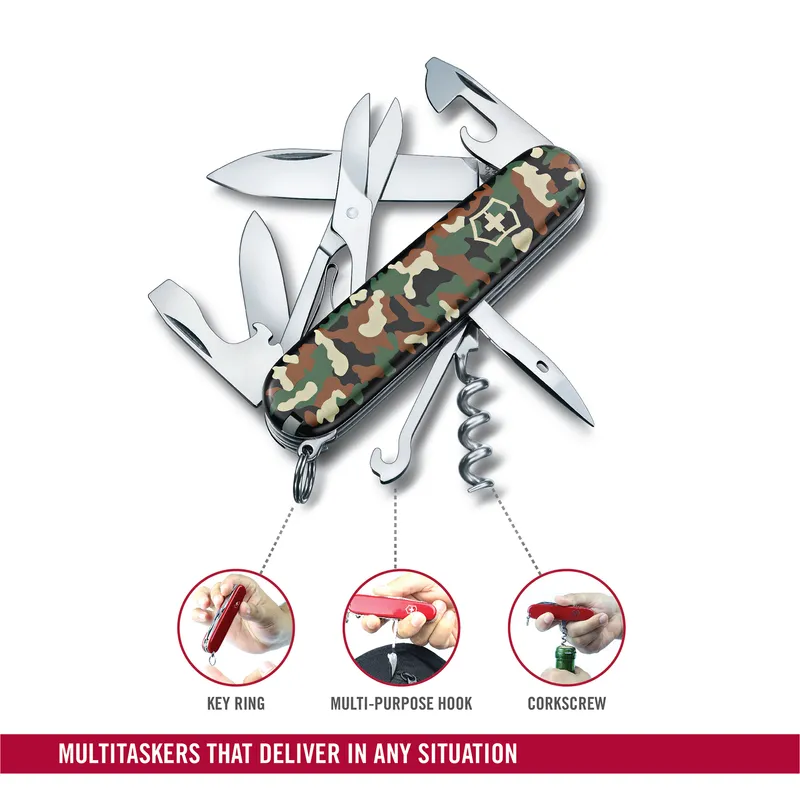 Victorinox Waiter Swiss Army Knife Climber 91mm-Camouflage