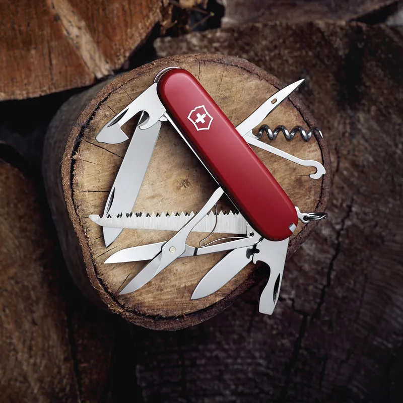 Victorinox Waiter Swiss Army Knife Huntsman 91mm-Red