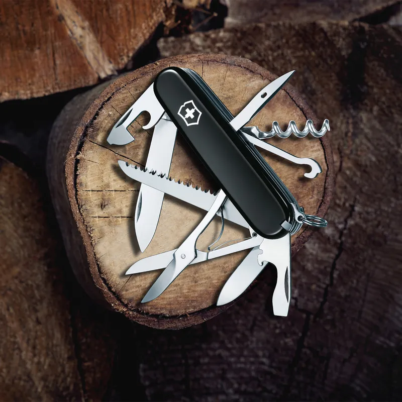 Victorinox Waiter Swiss Army Knife Huntsman 91mm-Black