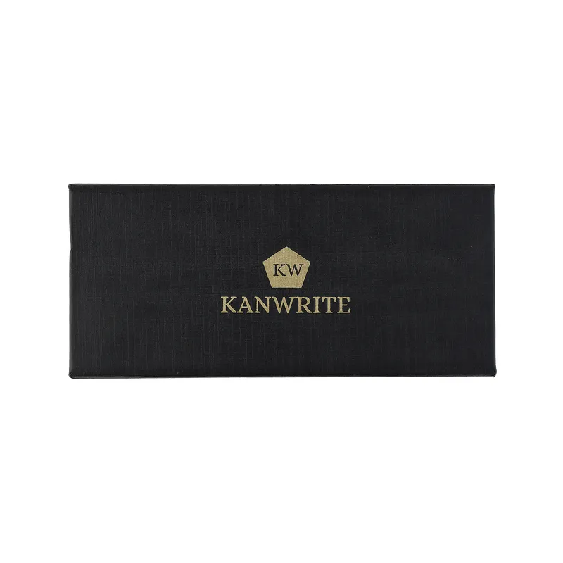 Kanwrite Heritage Solid Orange Fountain Pen With Gold Trims - Fine