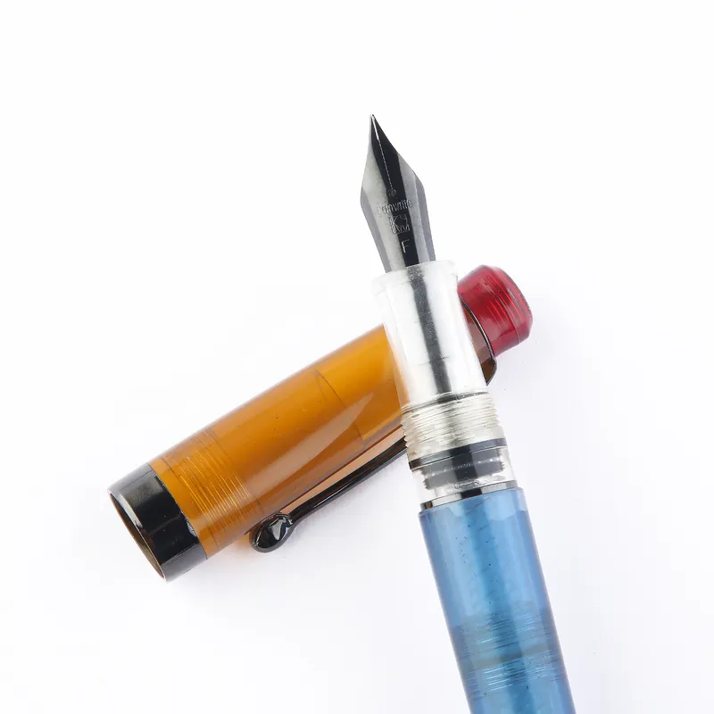 Kanwrite Heritage Ebony Kingfisher Fountain Pen With Black Trims - Medium