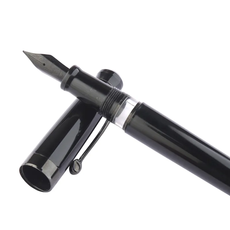 Kanwrite Heritage Ebony Fountain Pen With Black Trims - Medium