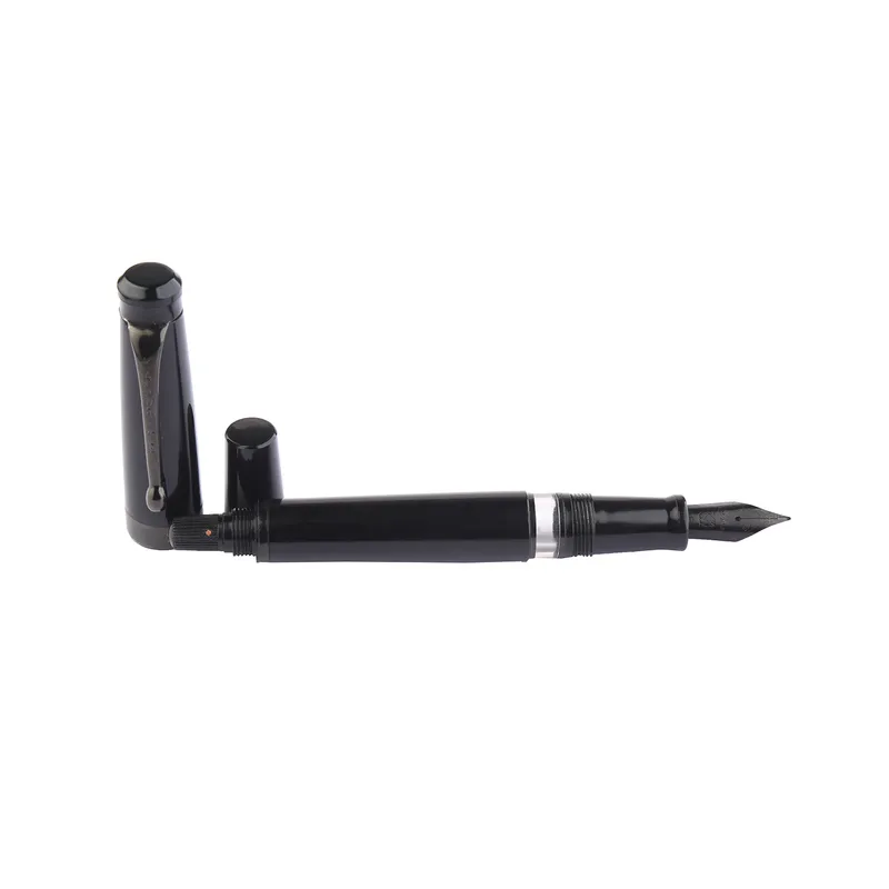 Kanwrite Heritage Ebony Fountain Pen With Black Trims - Medium