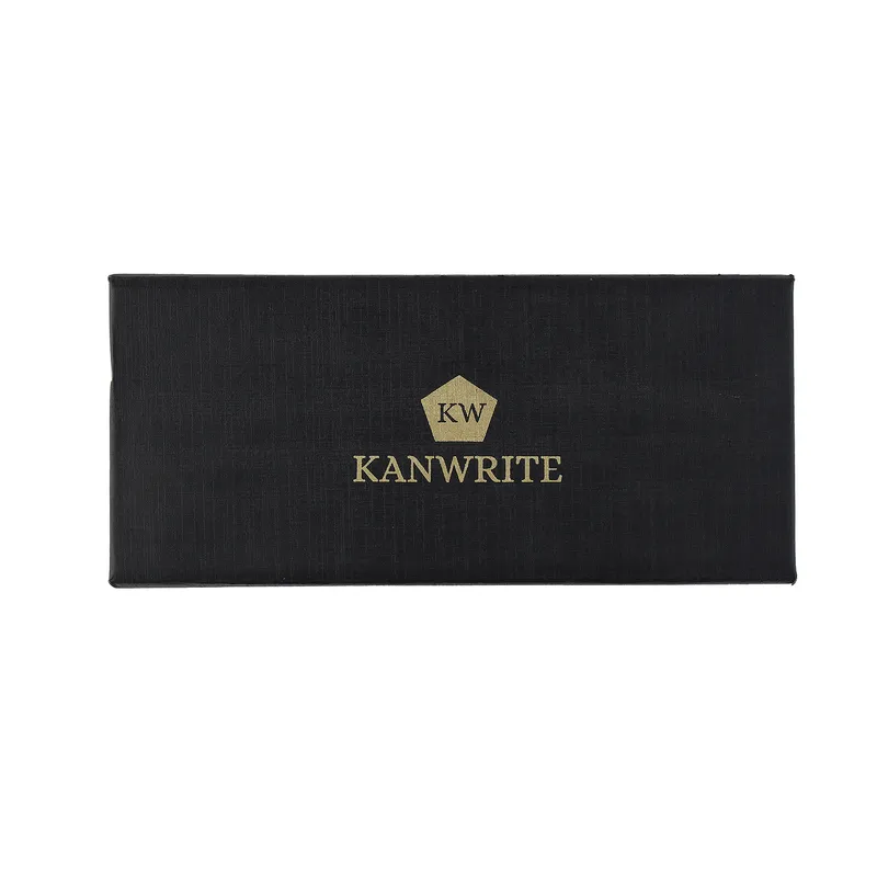 Kanwrite Heritage Marble Green Swirl Fountain Pen With Gold Trims - Broad