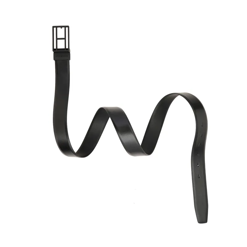 Tommy Hilfiger Black & Black Clapham Reversible Belt - Large